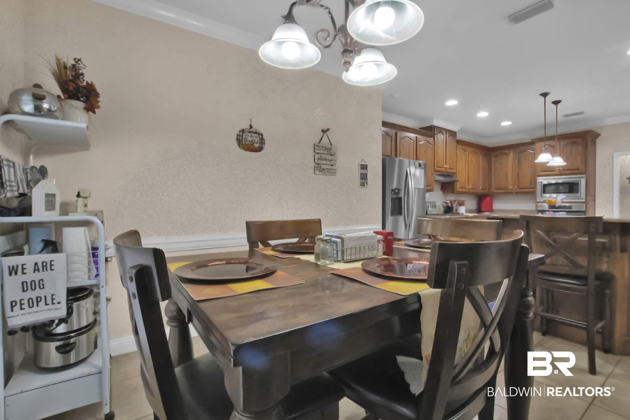 1 Bens Bluff Daphne, AL 36527 - Photo 16 of 56 Dining area with ornamental molding and light tile patterned floors