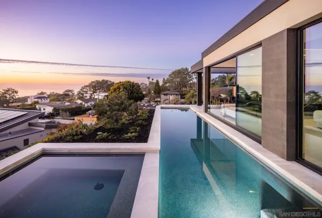 a view of a balcony with city view