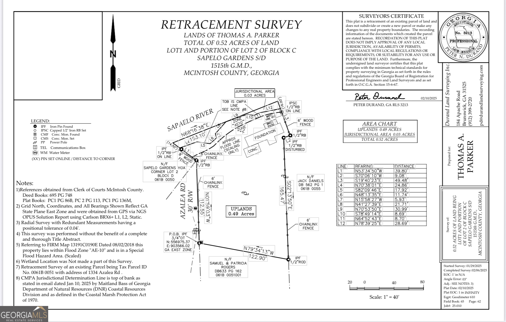 1334 Azalea Road Northeast Townsend, GA 31331 - Photo 13 of 29 Survey