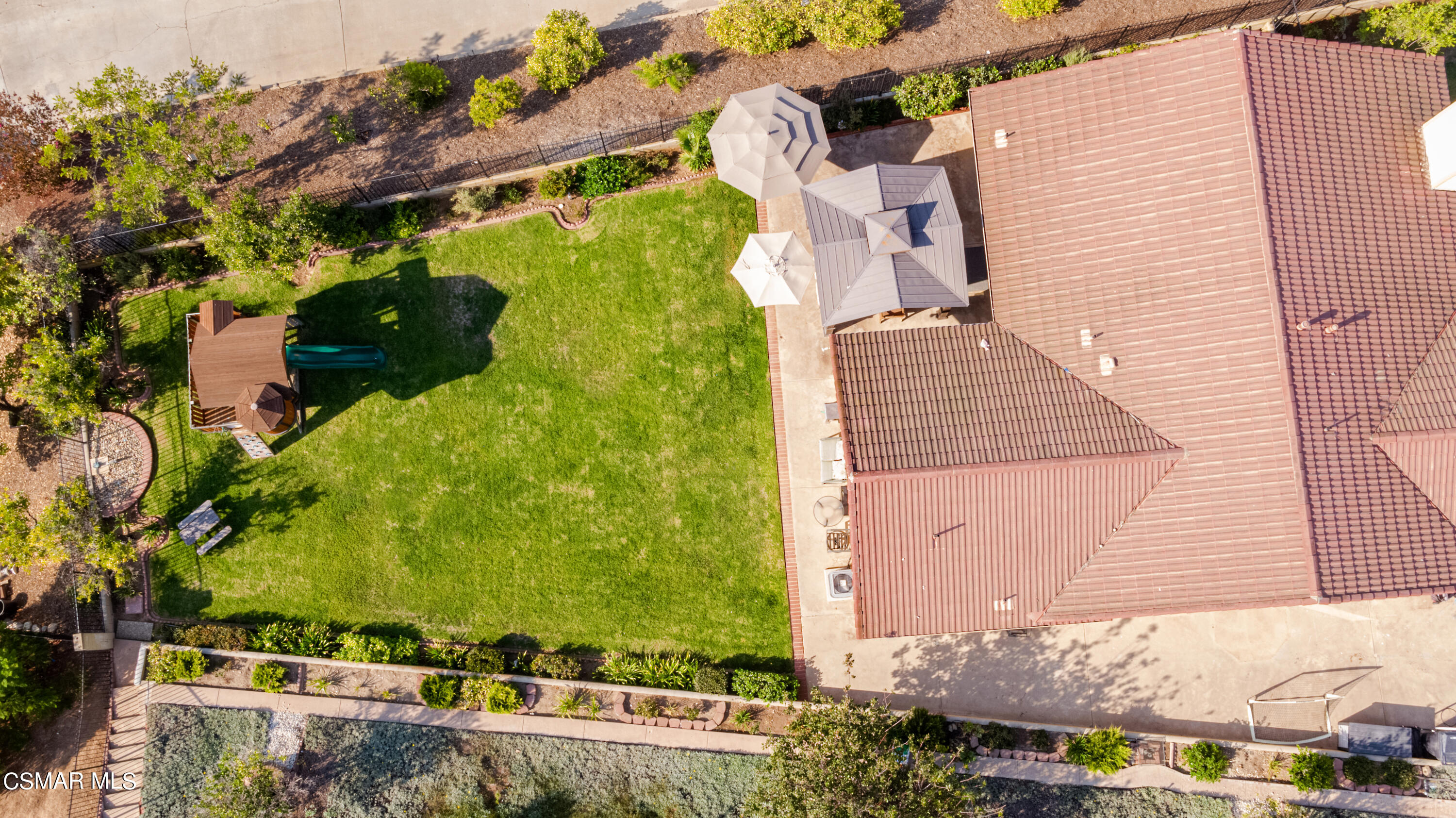 4249 Laurelhurst Road Moorpark, CA 93021 - Photo 29 of 30 an aerial view of residential houses with outdoor space