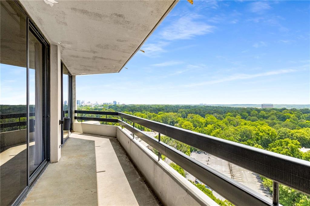 2660 Peachtree Road Northwest, Unit 18H Atlanta, GA 30305 - Photo 39 of 61 a view of balcony with furniture