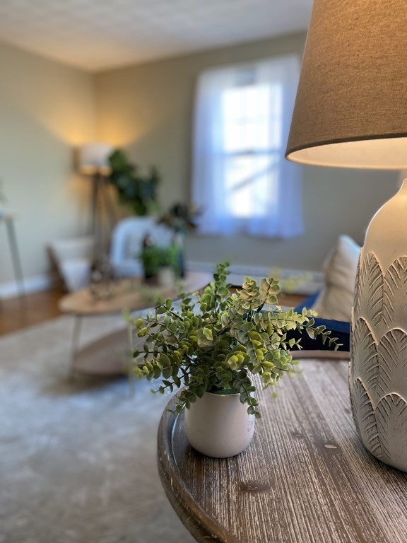 15 Sumner Road Salem, MA 01970 - Photo 8 of 26 a vase of flowers sitting on a wooden floor