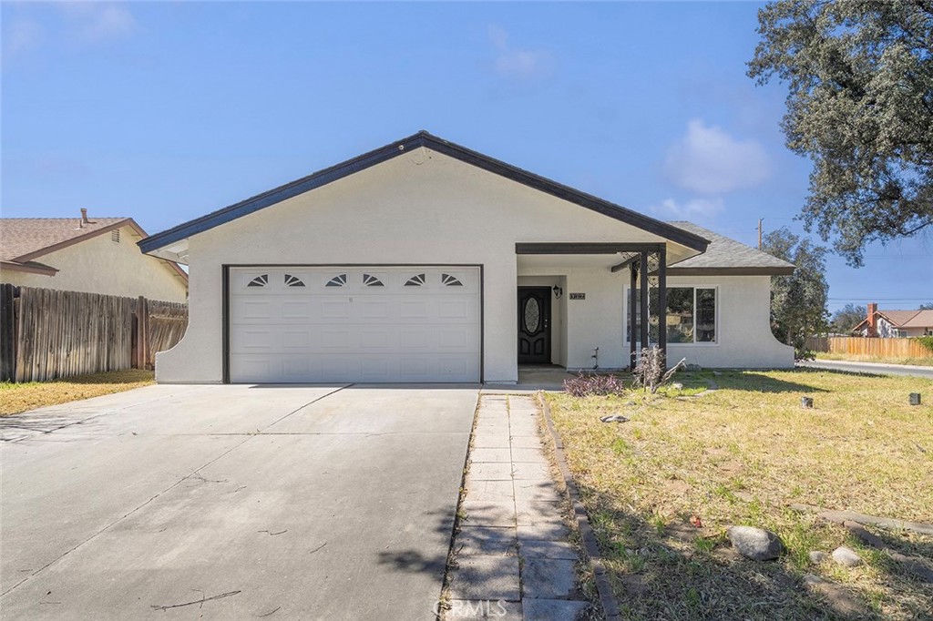 Newly painted single level home on a corner lot.