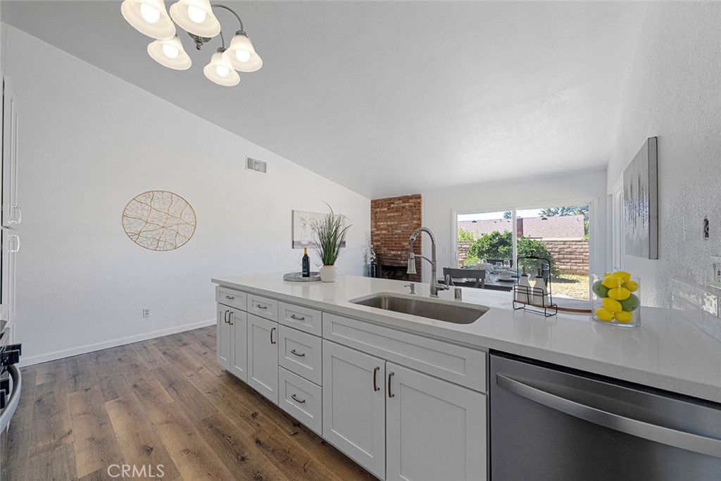 917 Renee Street Redlands, CA 92374 - Photo 15 of 26 Newly updated kitchen that opens to the dining area that can also be extra living room.