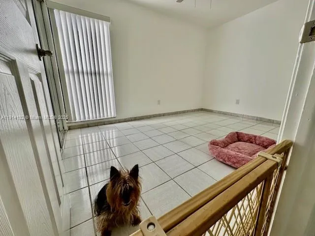 a view of towel hanging in hallway