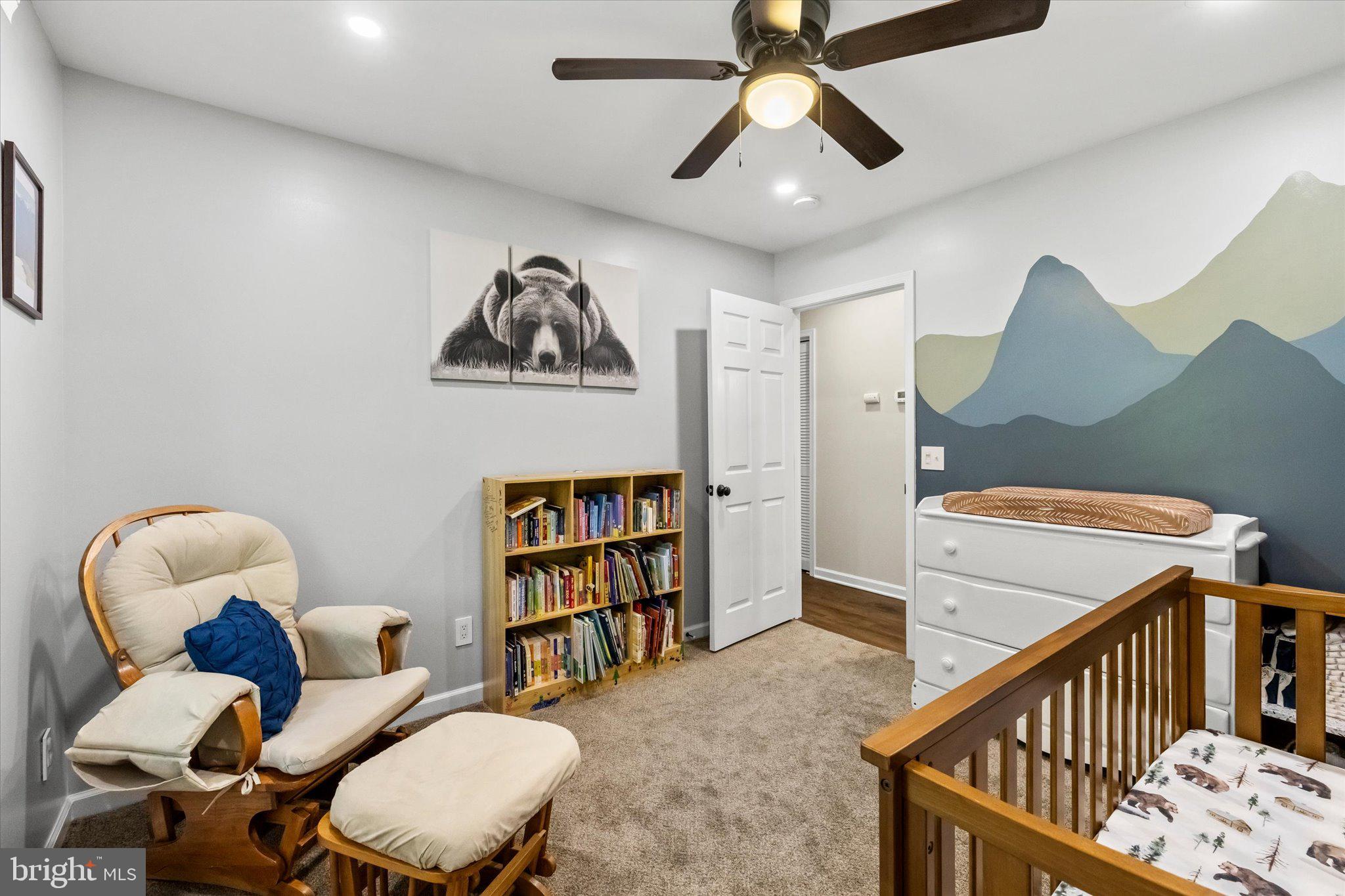 230 Richards Ferry Road Fredericksburg, VA 22406 - Photo 38 of 96 Cozy nursery with playful mountain mural.