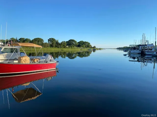a view of a bench in a garden