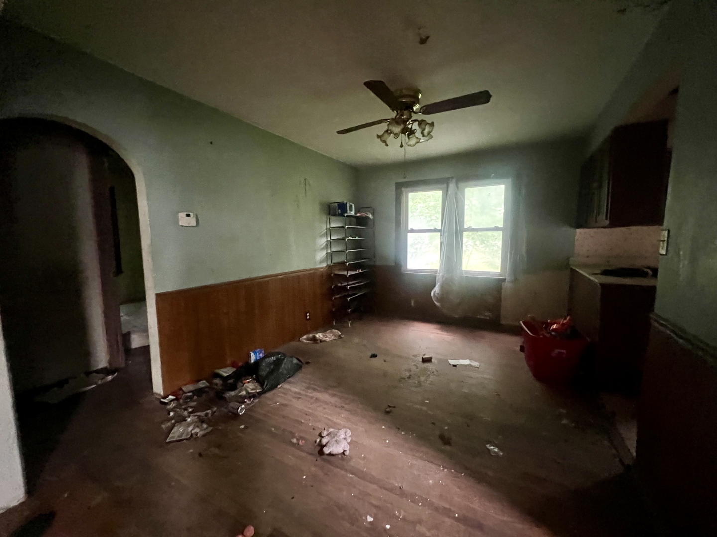 103 2nd Street Broadlands, IL 61816 - Photo 7 of 37 wooden floor in an empty room with a window