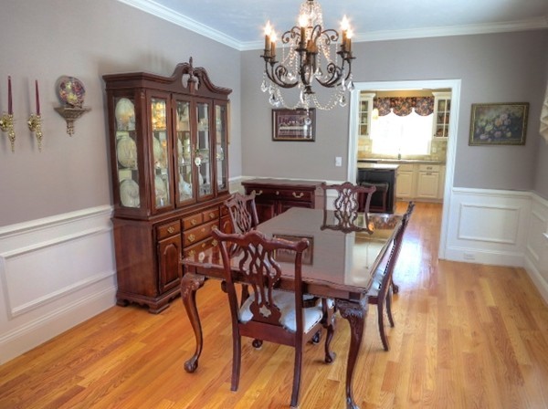 73 Front Street Hopkinton, MA 01748 - Photo 3 of 30 a view of a dining room with furniture window and wooden floor