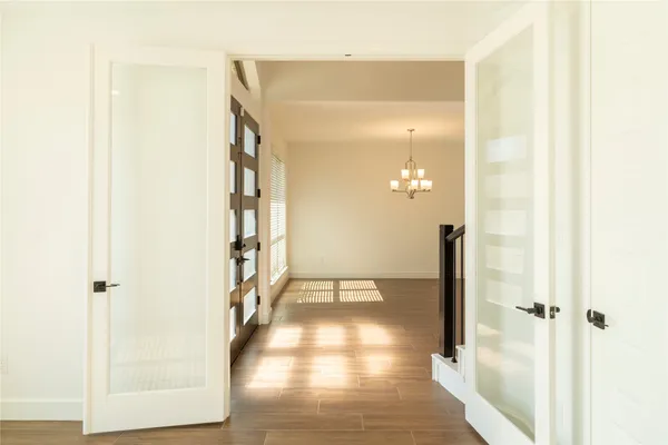 a view of a hallway