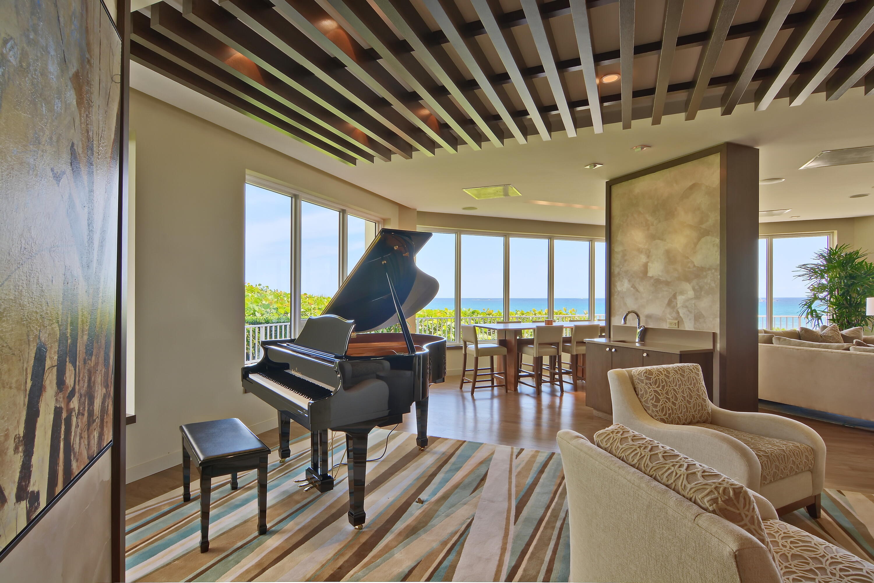 500 South Ocean Boulevard, Unit 2106 Boca Raton, FL 33432 - Photo 27 of 45 SOCIAL ROOM GRAND PIANO