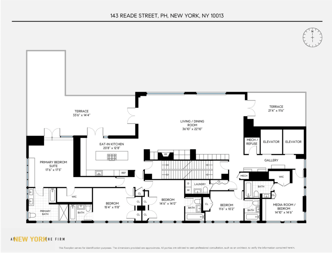 143 Reade Street, Unit PH Manhattan, NY 10013 - Photo 30 of 30 a picture of a bathroom with a sink