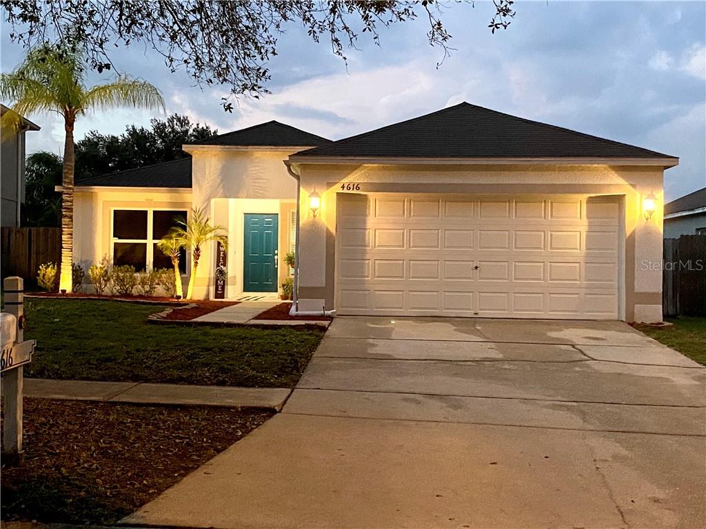 4616 Ramshead Drive Valrico, FL 33594 - Photo 1 of 1 Front of home. Has accent lighting.