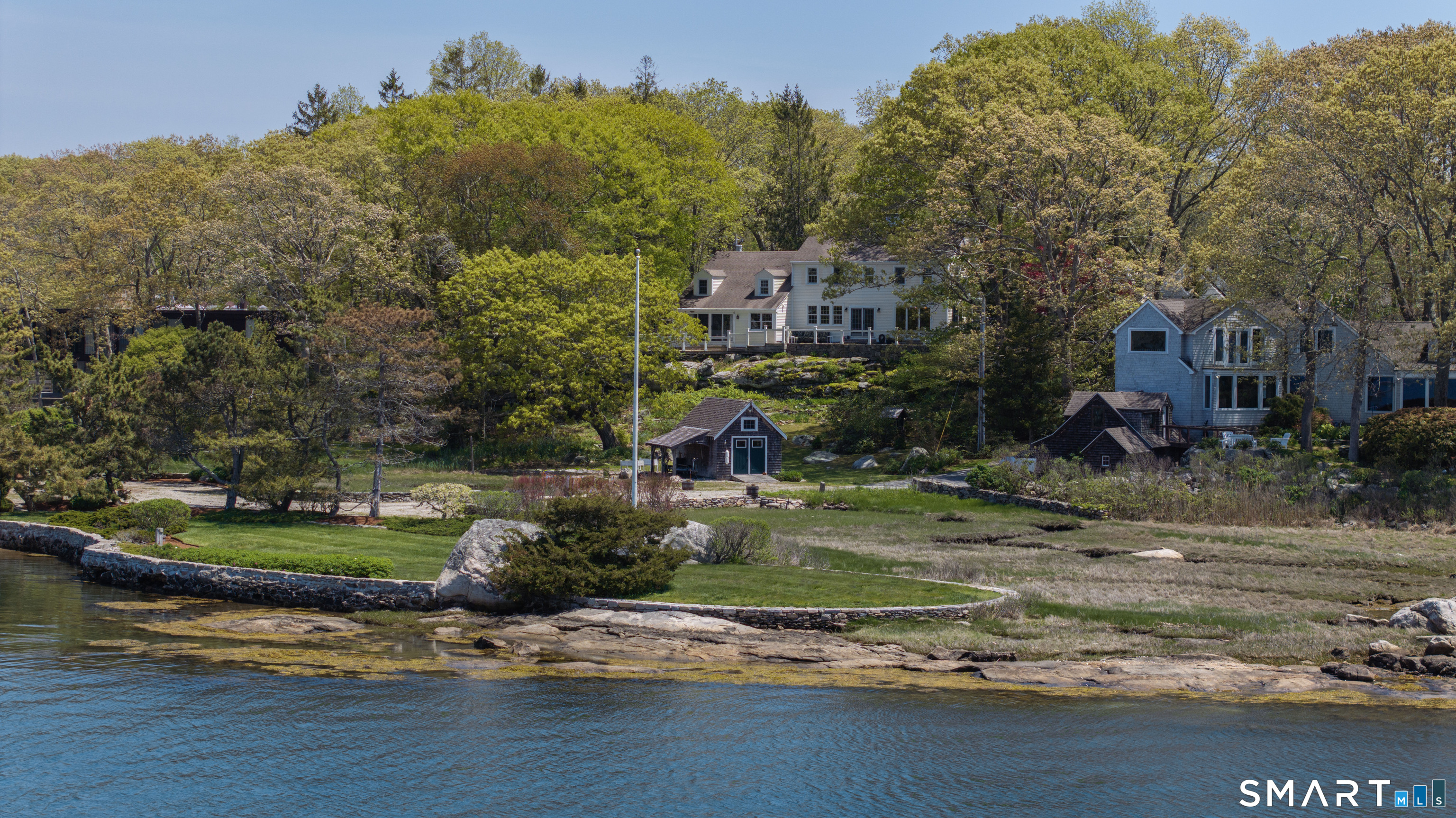 32 Money Point Road Stonington, CT 06355 - Photo 38 of 40 a view of a house with a yard
