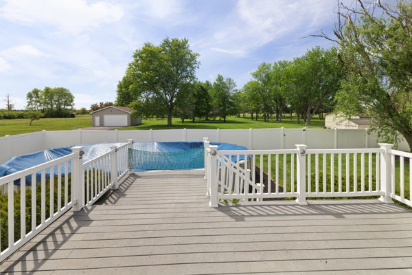 24222 Volbrecht Road Crete, IL 60417 - Photo 15 of 16 a view of a deck with a yard