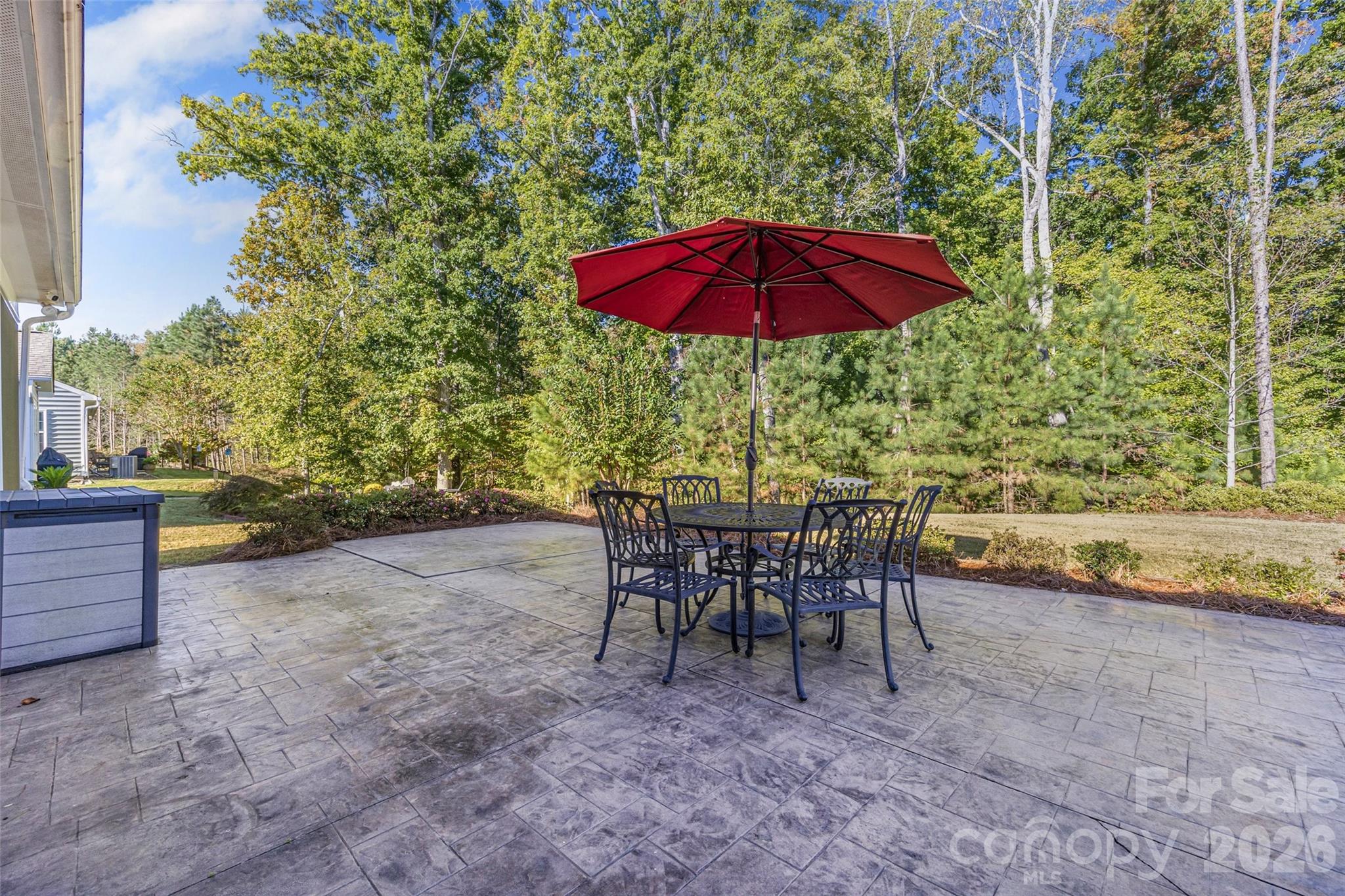 4201 Perth Road Fort Mill, SC 29707 - Photo 26 of 35 a view of a backyard with furniture and a yard