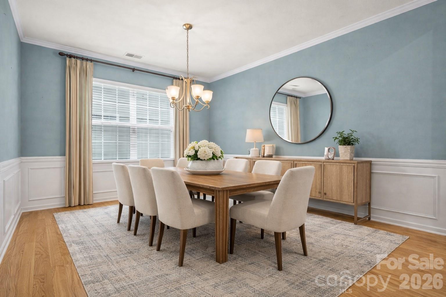 4201 Perth Road Fort Mill, SC 29707 - Photo 8 of 35 a view of a dining room with furniture window and wooden floor