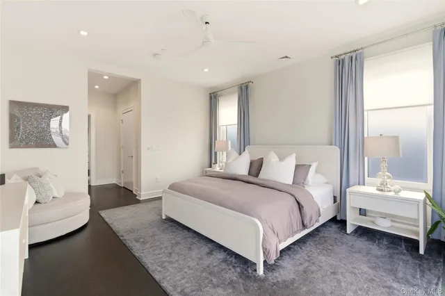 a view of a glass door