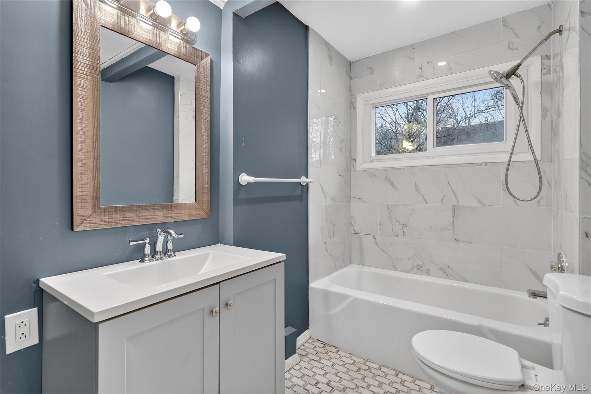 98 South Mount Airy Road Croton-on-Hudson, NY 10520 - Photo 26 of 36 a bathroom with a sink a toilet and shower
