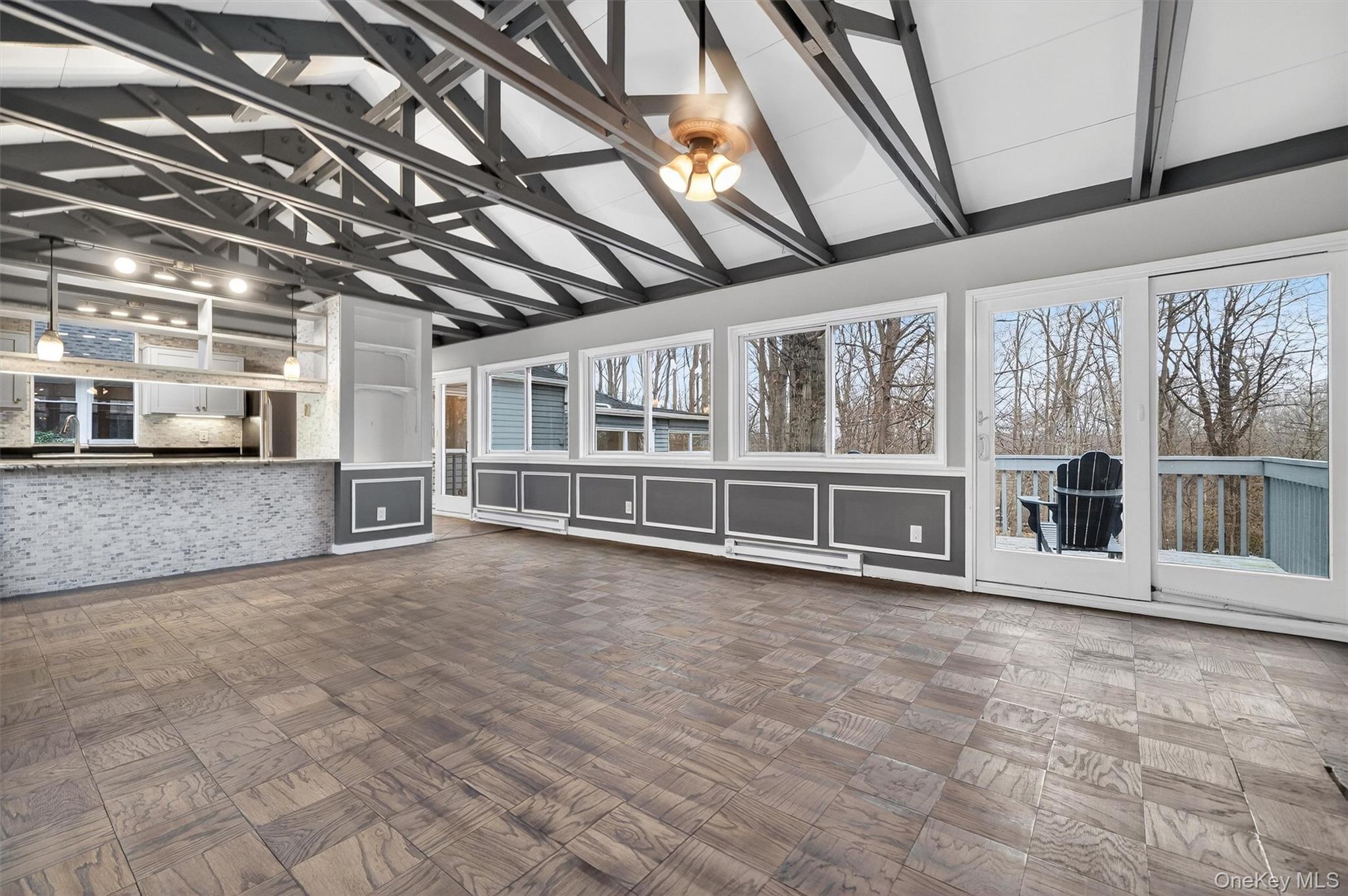 98 South Mount Airy Road Croton-on-Hudson, NY 10520 - Photo 6 of 36 a view of an empty room with a balcony
