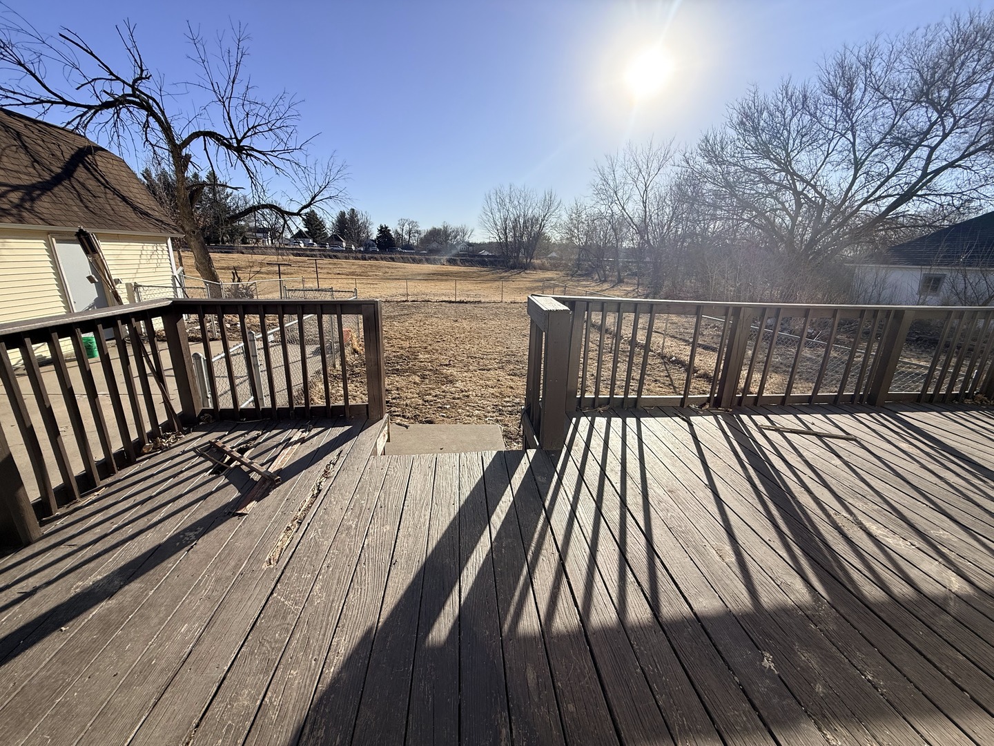 617 West Lincoln Way Morrison, IL 61270 - Photo 19 of 21 a view of balcony with wooden floor and fence