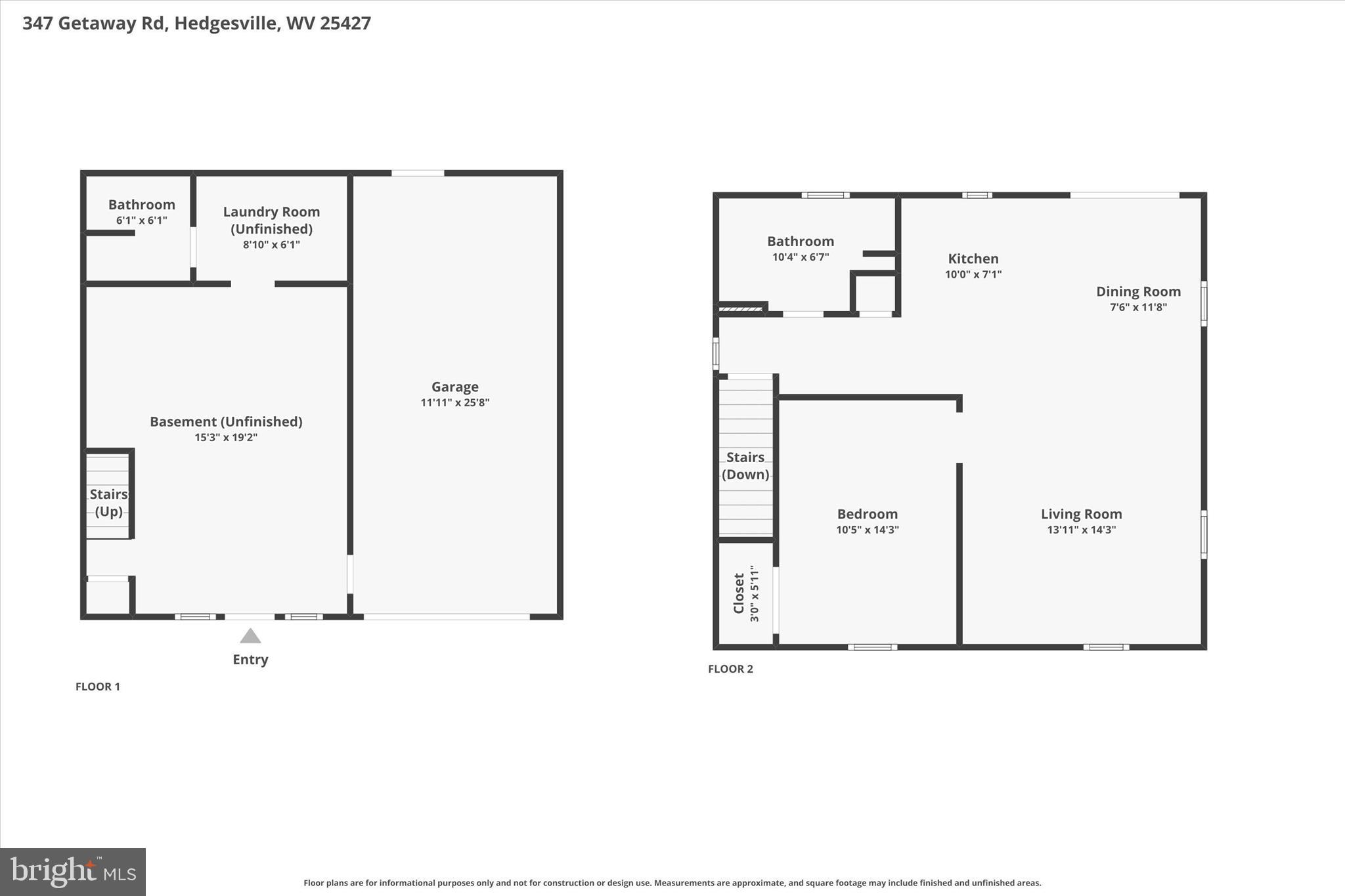 347 Getaway Road Hedgesville, WV 25427 - Photo 44 of 44 Floor Plan