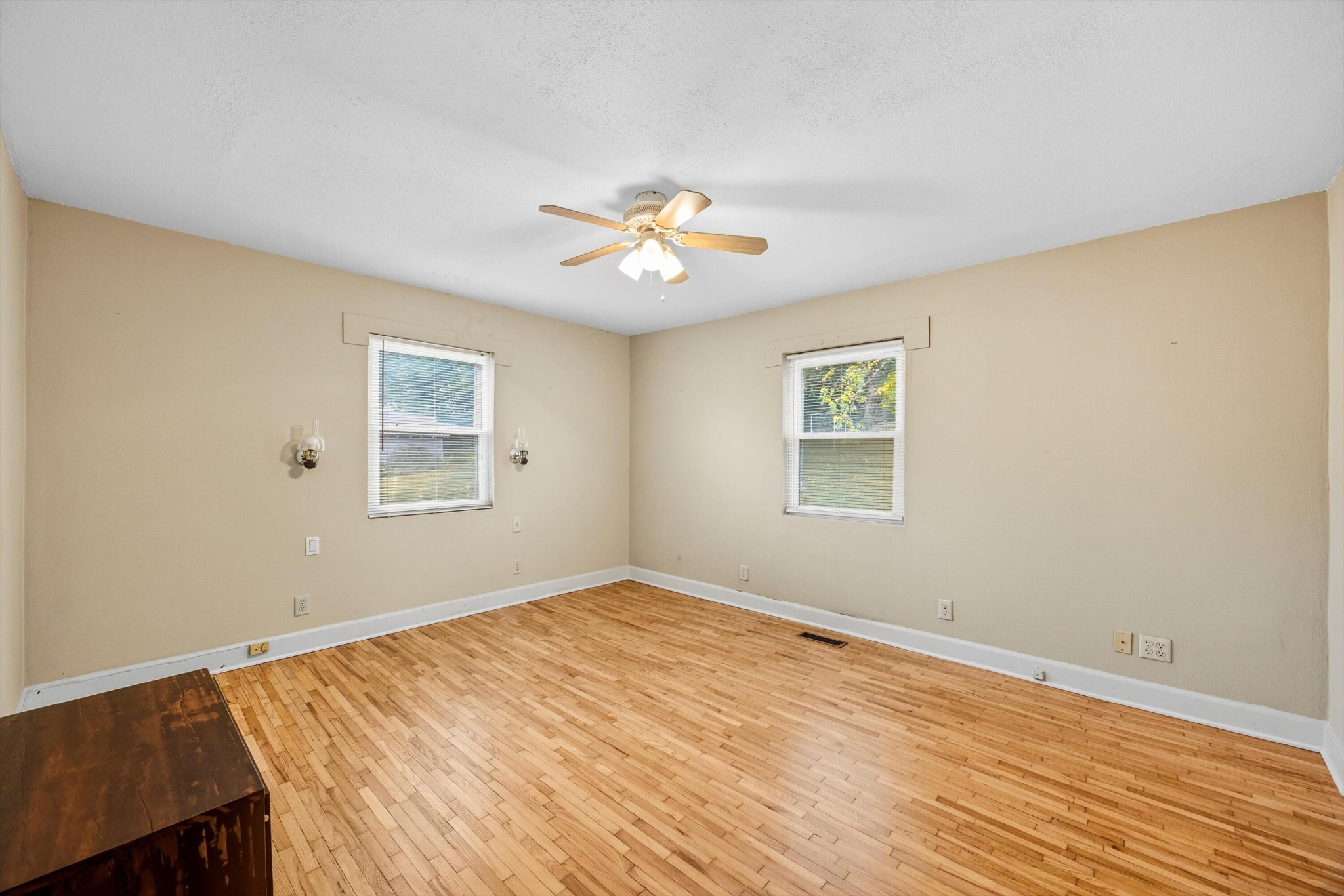520 Bacon Trail Chattanooga, TN 37412 - Photo 15 of 23 a view of empty room with wooden floor and fan