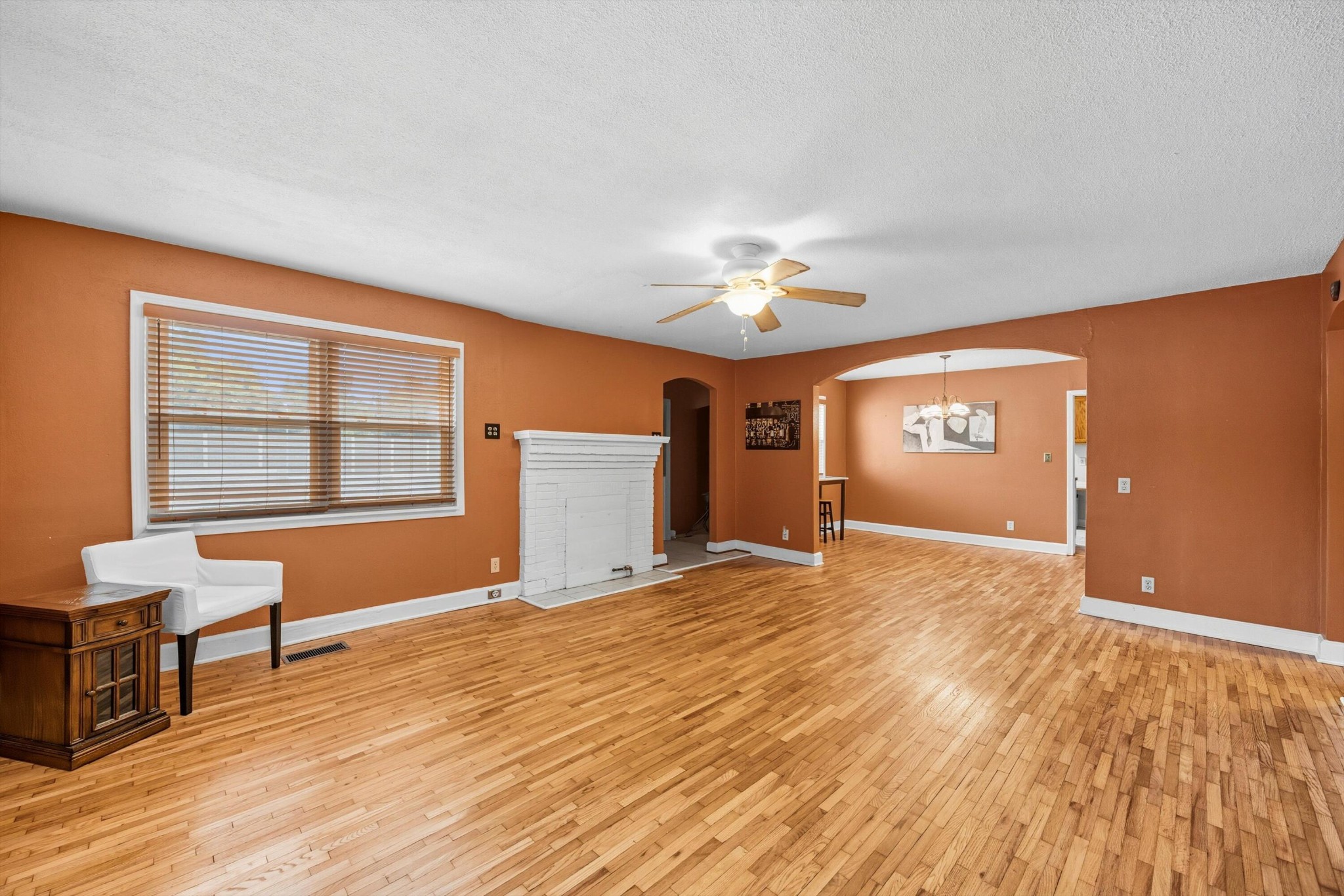 520 Bacon Trail Chattanooga, TN 37412 - Photo 5 of 23 a view of an empty room with a window and wooden floor