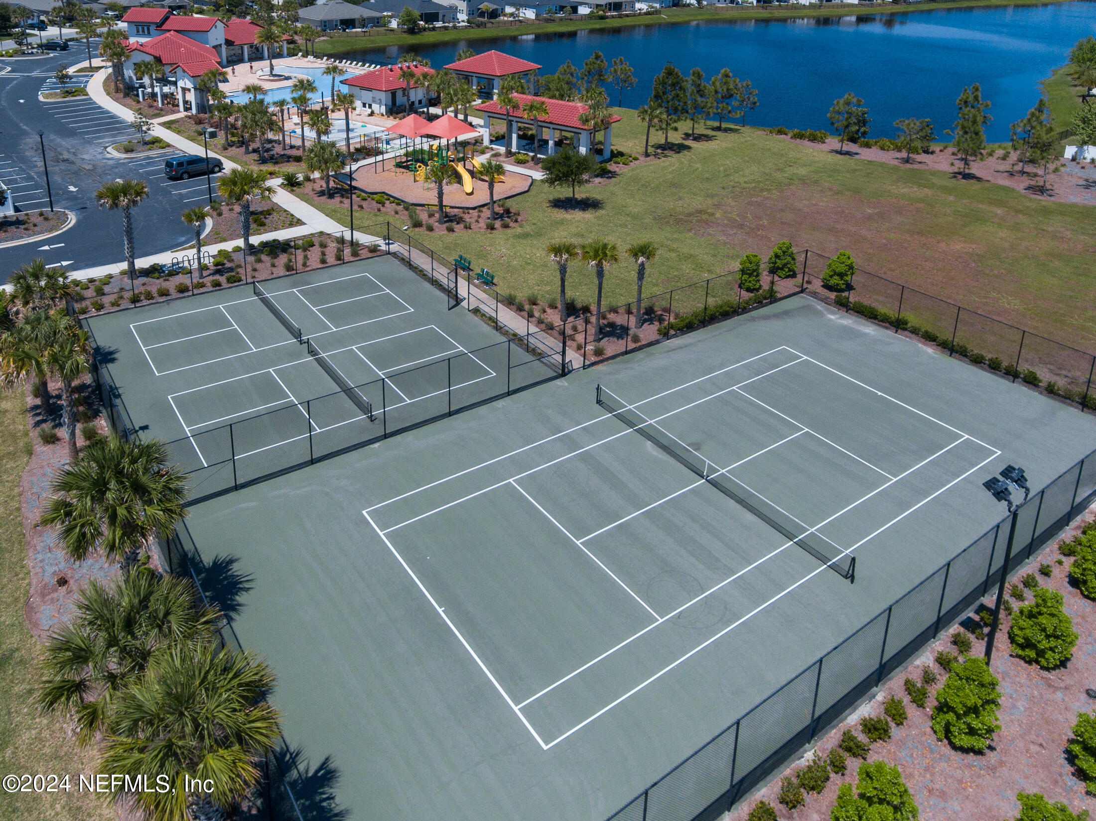 277 Palace Drive St. Augustine, FL 32084 - Photo 24 of 36 an aerial view of a tennis ground