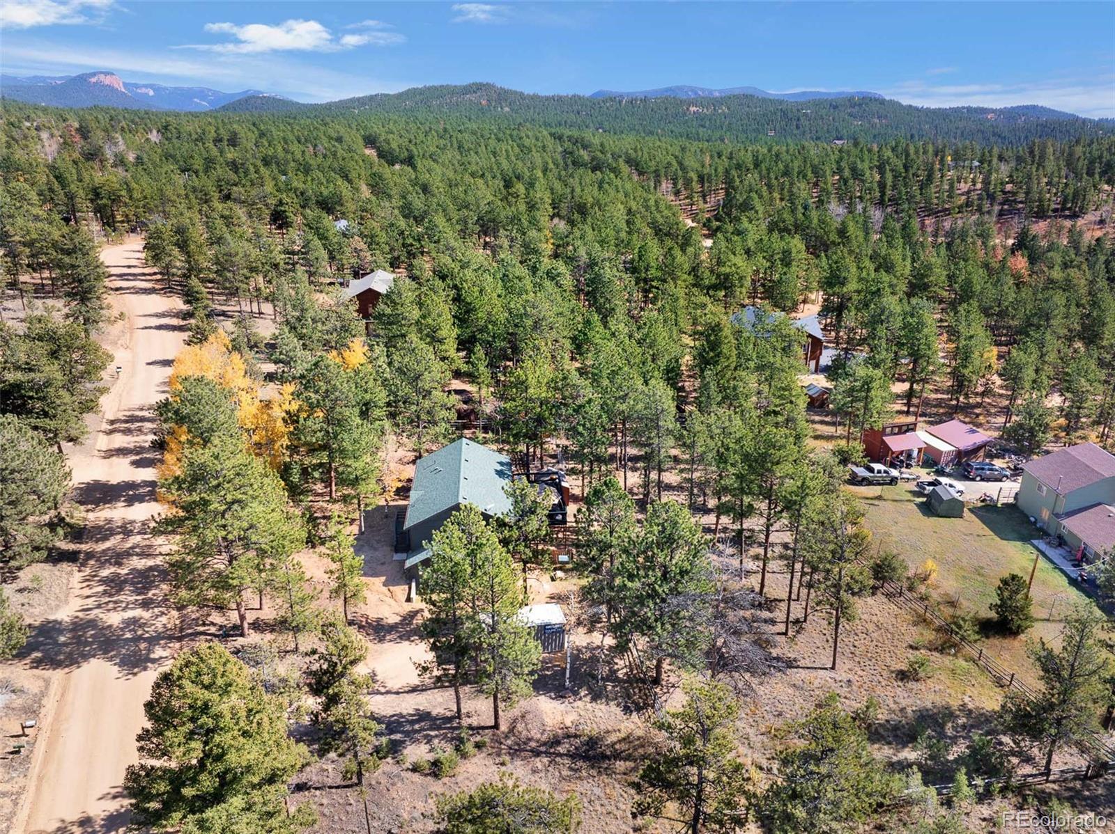 560 Gunsmoke Drive Bailey, CO 80421 - Photo 37 of 43 a view of a city with green field