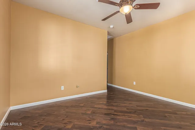 an empty room with window