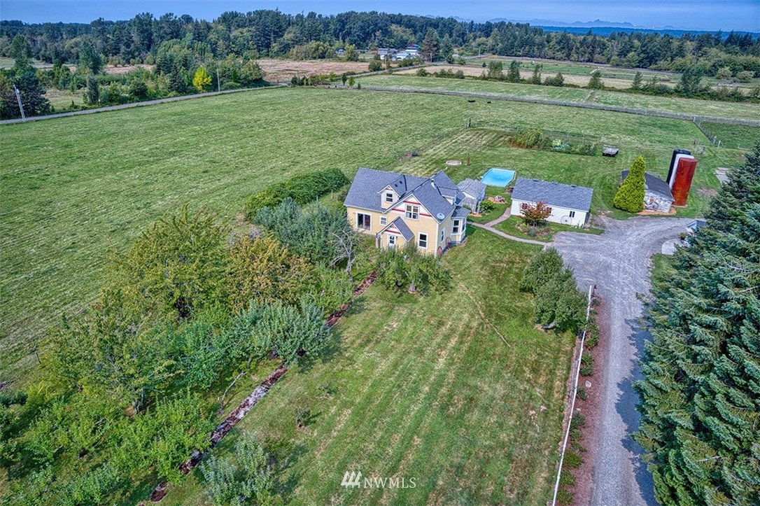 3668 Bay Road Ferndale, WA 98248 - Photo 39 of 40 an aerial view of a house with outdoor space