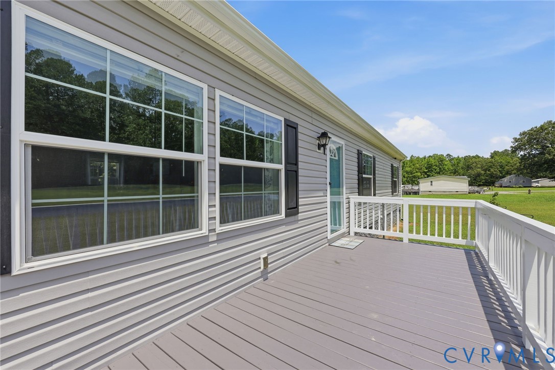 8952 White Oak Church Road Wilsons, VA 23894 - Photo 35 of 37 Rear Deck
