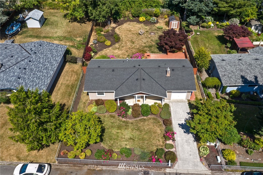 17810 Southeast 121st Place Renton, WA 98059 - Photo 23 of 23 an aerial view of a house with a yard