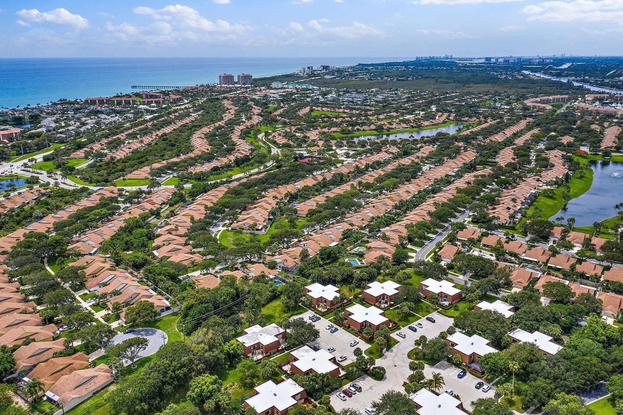 2410 24th Court Jupiter, FL 33477 - Photo 29 of 33 an aerial view of a city