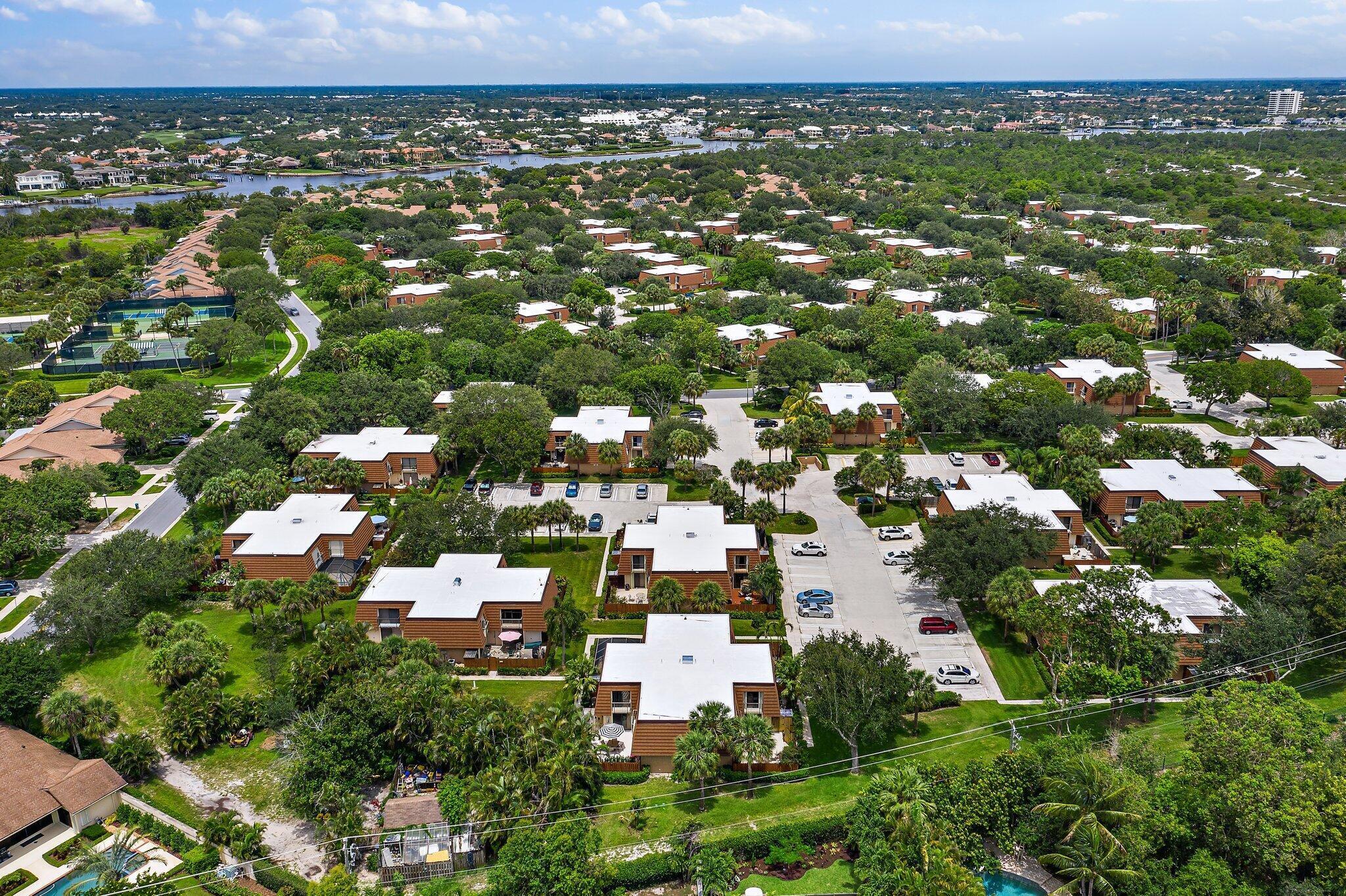 2410 24th Court Jupiter, FL 33477 - Photo 33 of 33 an aerial view of multiple house