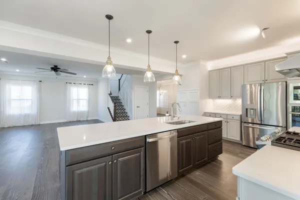 a close view of a bathtub in a bathroom
