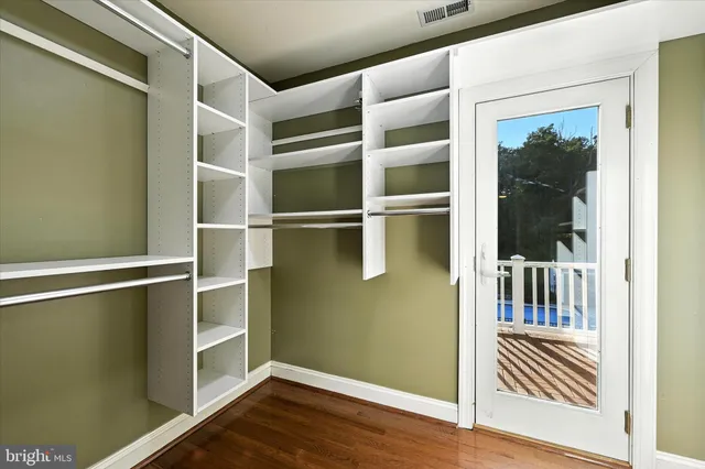 a view of empty room