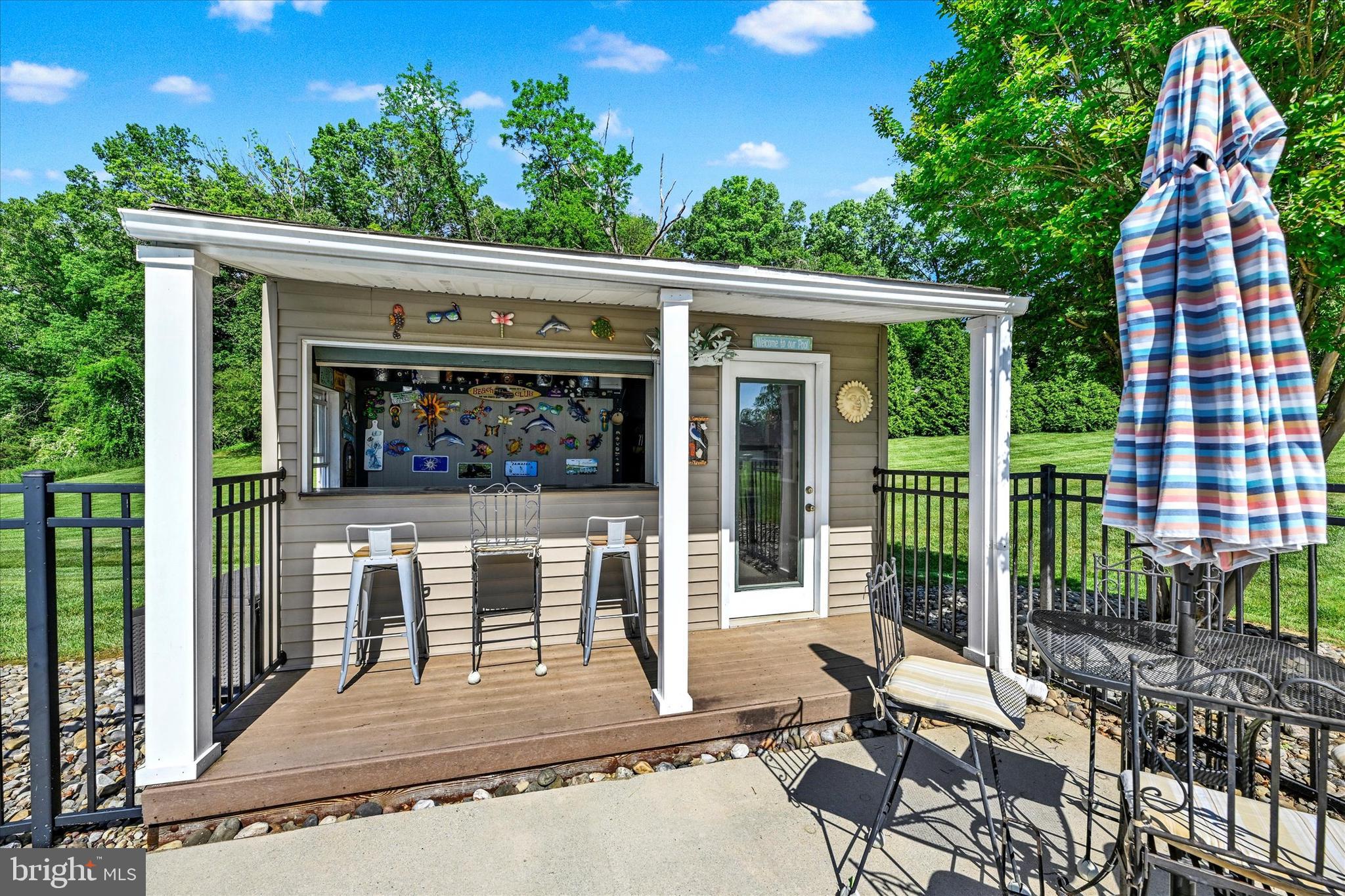 1014 Bernoudy Road White Hall, MD 21161 - Photo 8 of 73 a view of a chairs and table in the balcony