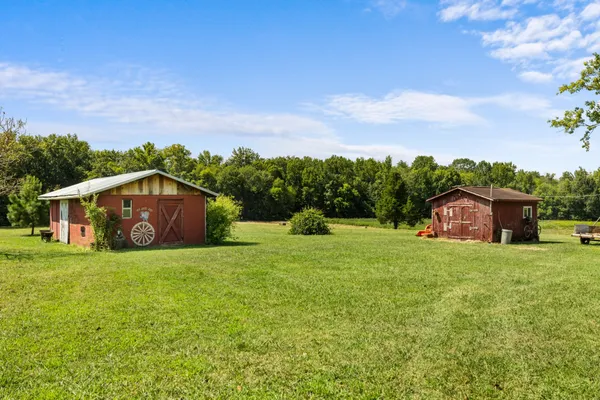a view of a lake with a mountain