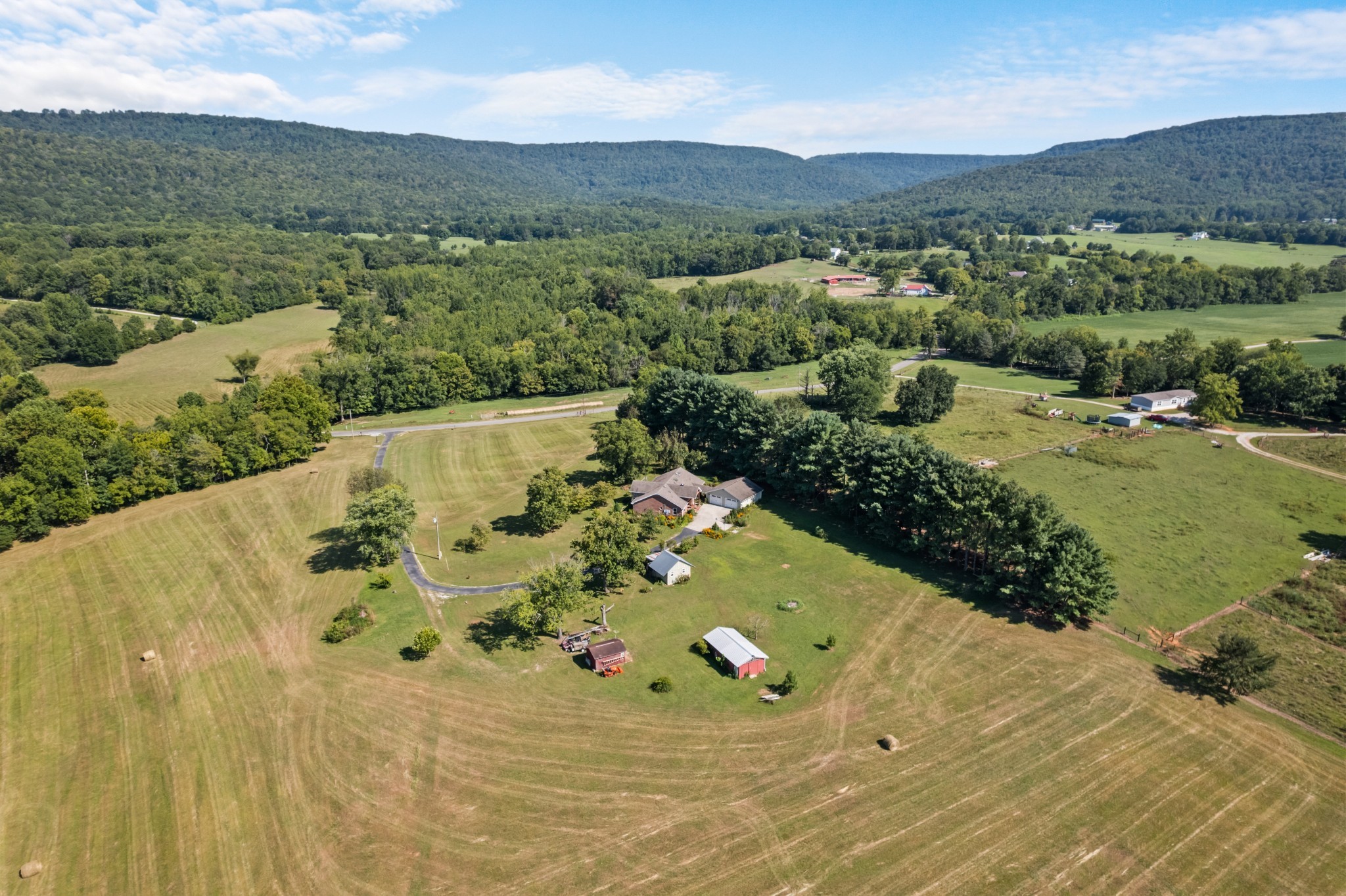 1556 Chestnut Grove Road Morrison, TN 37357 - Photo 50 of 57 an aerial view of a house with a yard