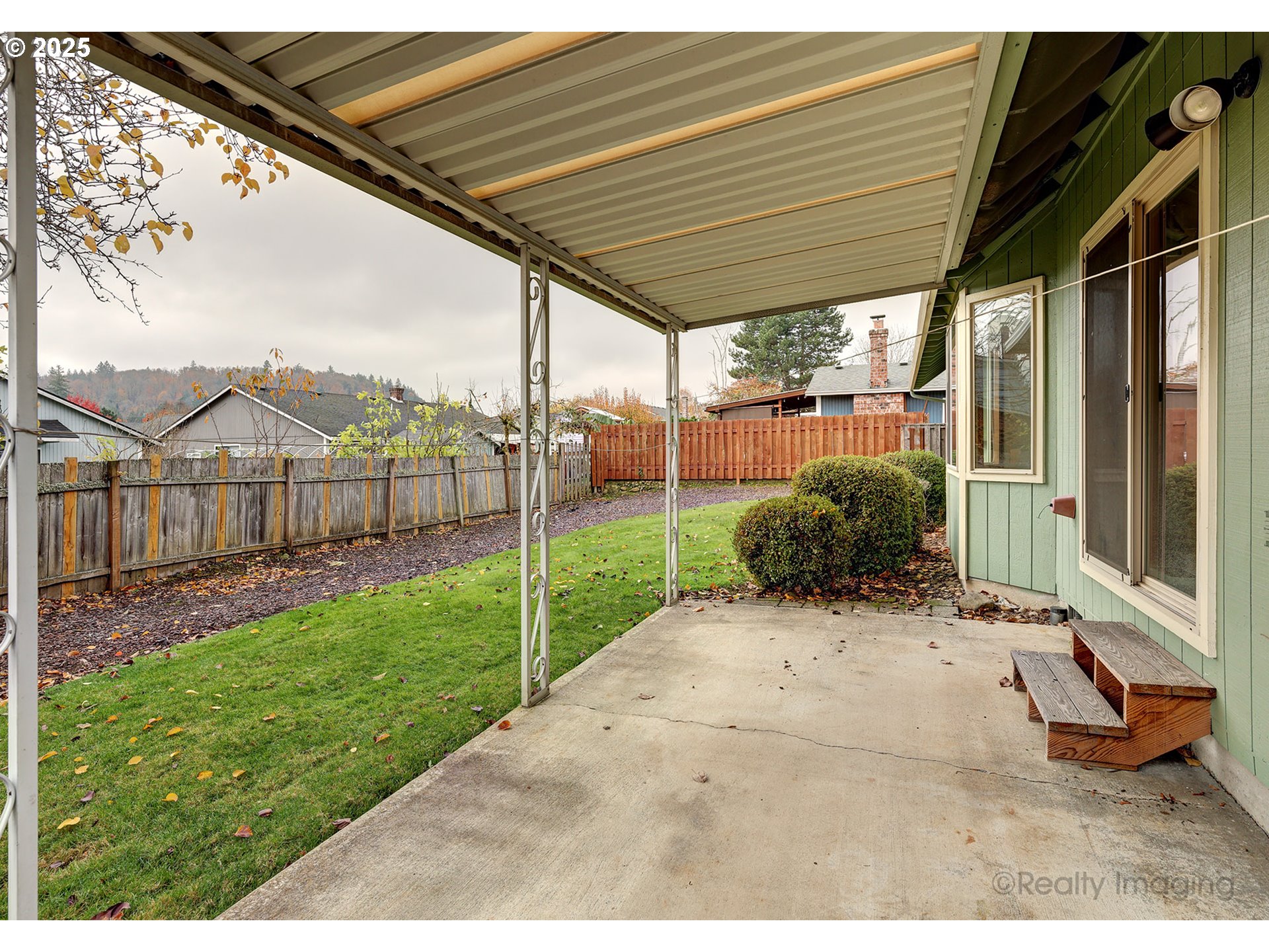 3756 Southwest 7th Court Gresham, OR 97030 - Photo 22 of 29 a view of backyard with plants and outdoor seating