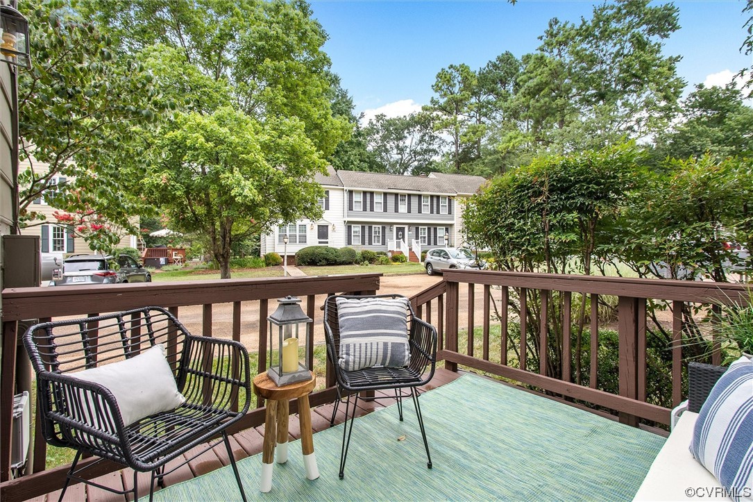 2734 Berkeley Pointe Drive Richmond, VA 23233 - Photo 17 of 31 a view of a two chairs in the deck