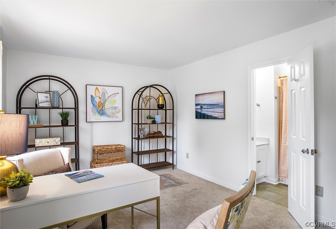 2734 Berkeley Pointe Drive Richmond, VA 23233 - Photo 25 of 31 a view of a workspace room with furniture and wooden floor
