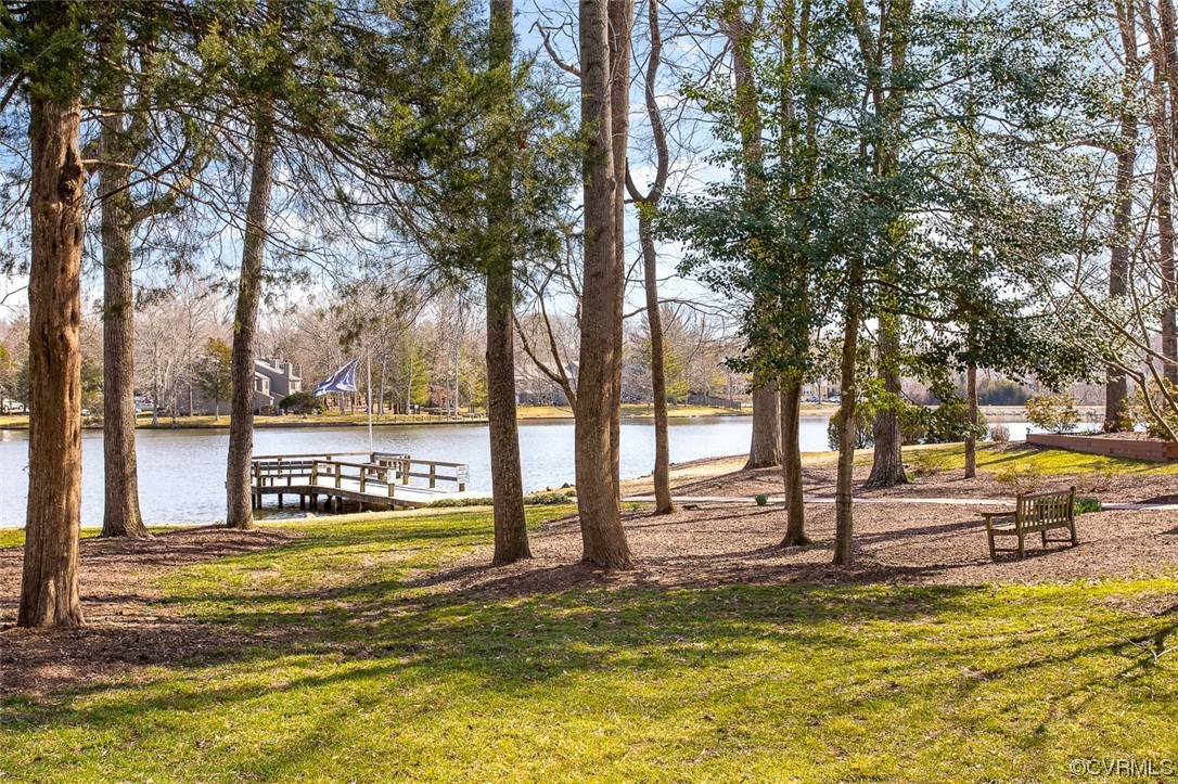 2734 Berkeley Pointe Drive Richmond, VA 23233 - Photo 31 of 31 a view of a swimming pool with trees