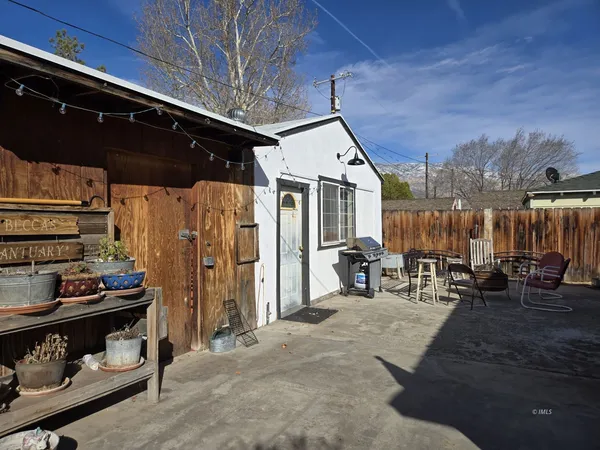 a view of outdoor space and patio
