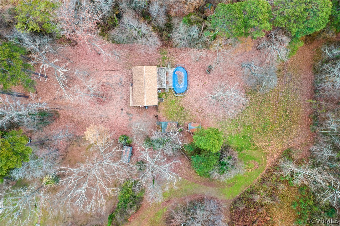 4201 Wistar Road Henrico, VA 23228 - Photo 28 of 30 an aerial view of a house with a yard