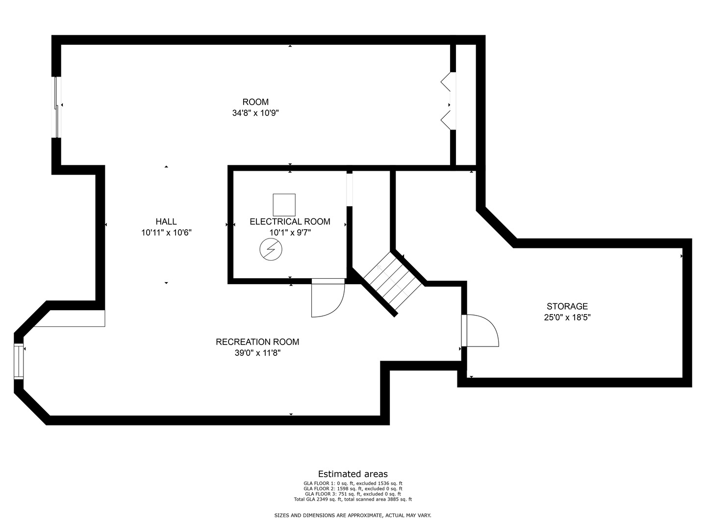 726 St Johns Place Addison, IL 60101 - Photo 38 of 39 a picture of a floor plan