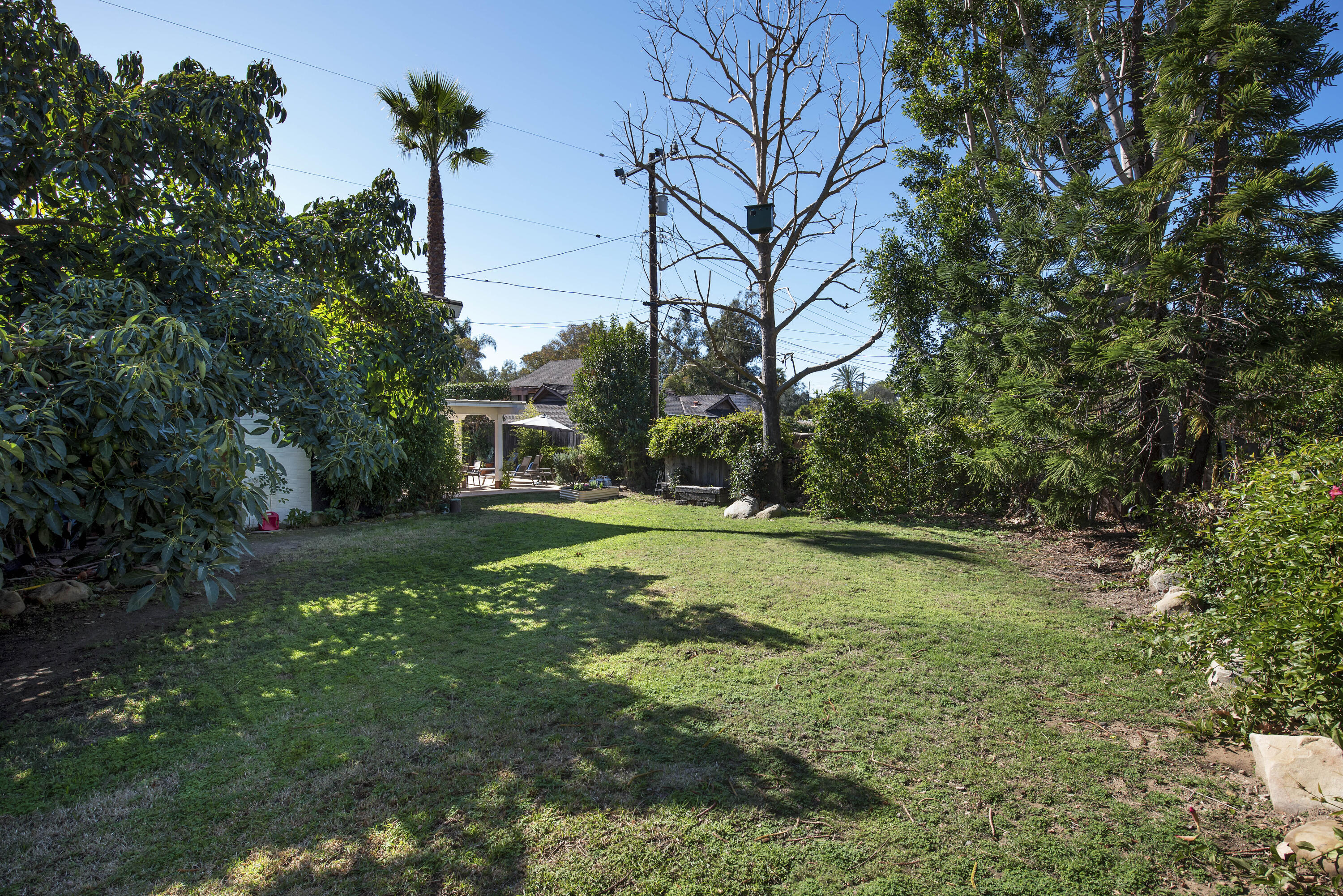 809 Willowglen Road Santa Barbara, CA 93105 - Photo 33 of 49 Back Yard to Pergola - 809 Willowglen Rd