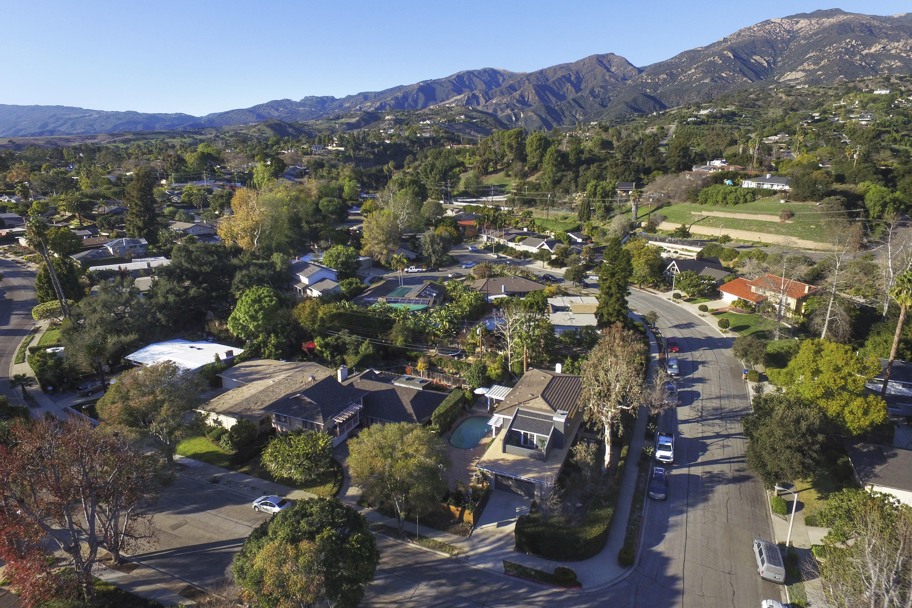 809 Willowglen Road Santa Barbara, CA 93105 - Photo 40 of 49 Aerial Day - 809 Willowglen Rd SB 93105